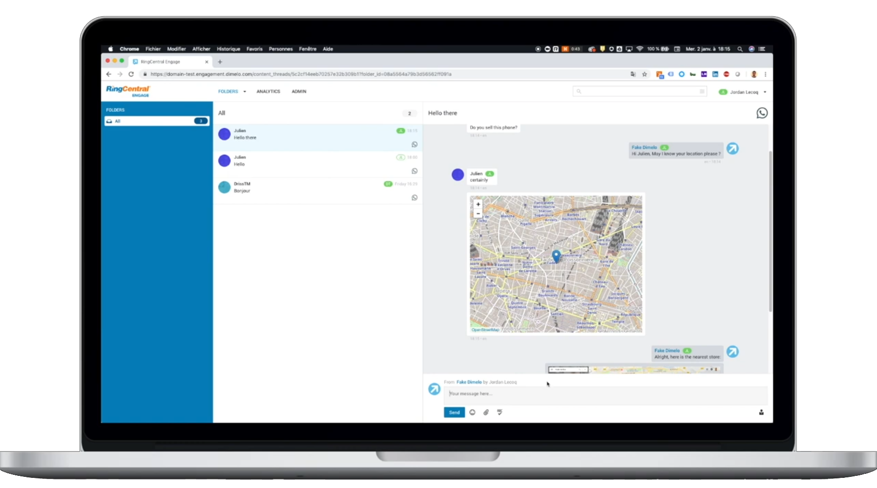 WhatsApp Business Solution - RingCentral Engage