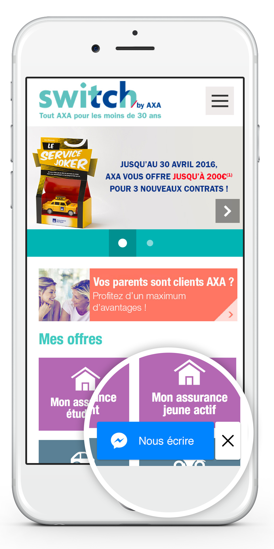 AXA-das-Messenger-für-seine-Kundenpflege-verwendet