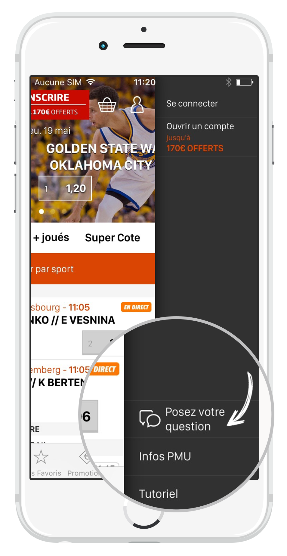 pmu utilise dimelo mobile